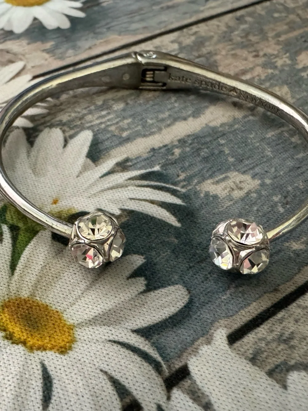 Kate Spade Silver with Diamond Like Stones - Picture 2 of 3